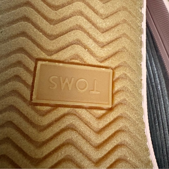 Toms Camarillo Corduroy Shoes Women’s Size 10 Gray High Top Ortholite Sneakers - Picture 10 of 13